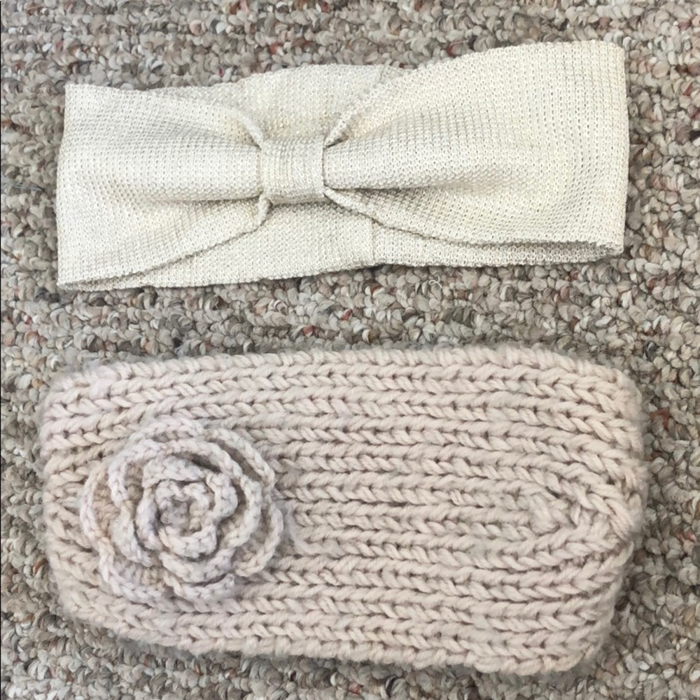 Set of two winter headbands